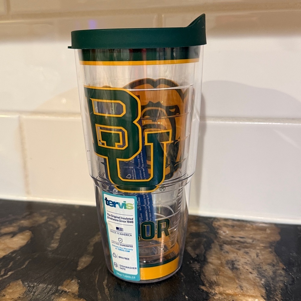 Baylor University Tervis 24 oz Tumbler NEW mascot